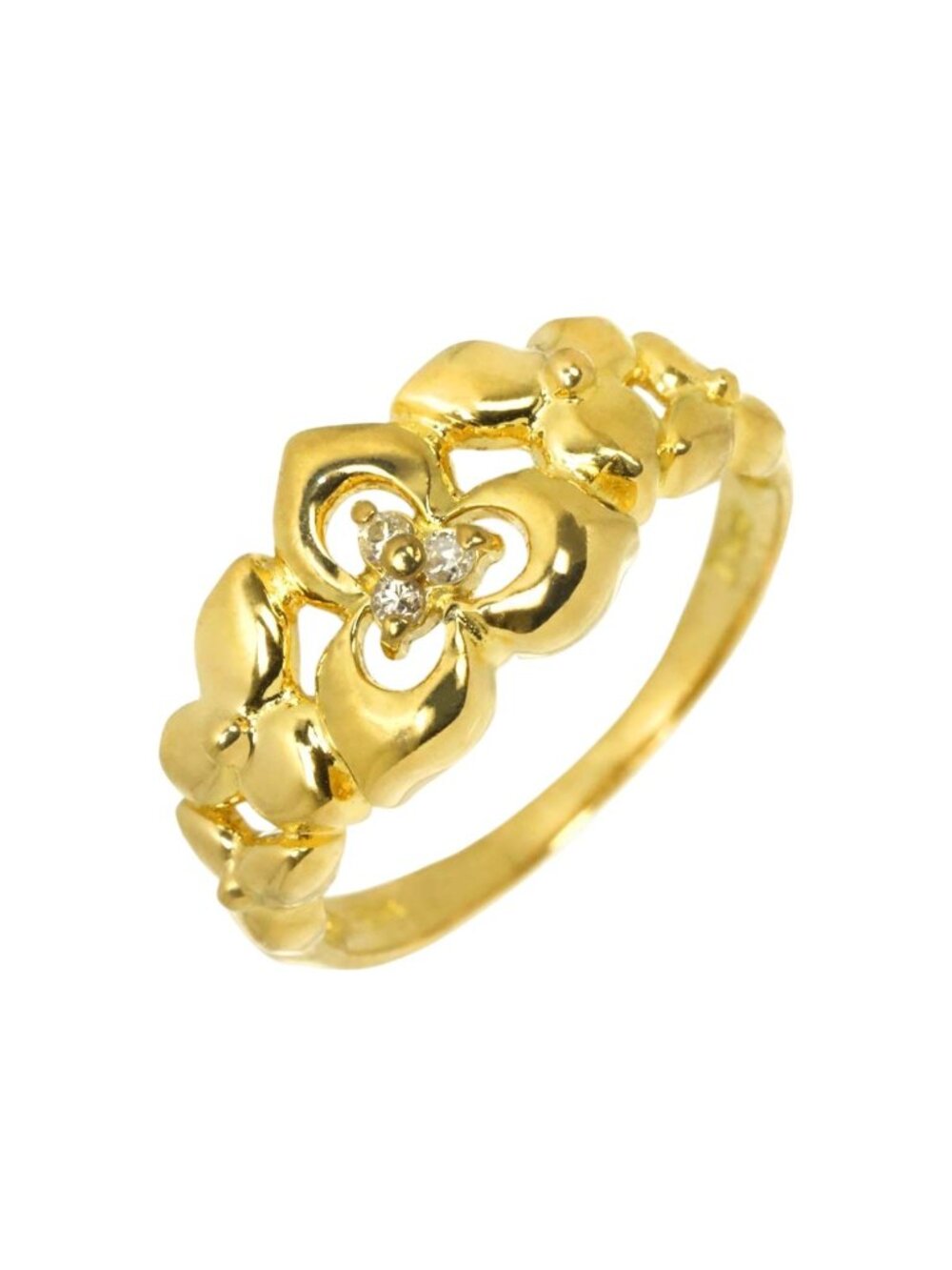 Dior Ring Diamond 18k Yellow Gold 750 CD